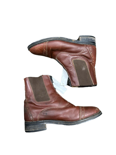 Dublin Zip Paddock Boots - Brown - Est. 9 - USED