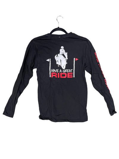 Ride Heels Down LS Tee - Black - S - USED