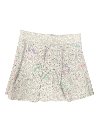 Jumping Beans Unicorn Skirt - Grey/Multi - Youth 7 - USED