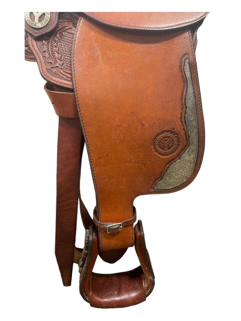 Circle Y Western Show Saddle - Brown - 16" - USED