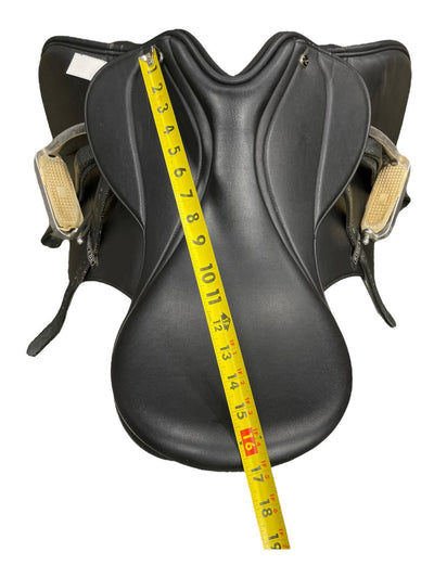 Kincade Synthetic AP Saddle - Black - Med Tree - 16.5" - USED