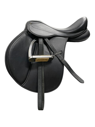 Kincade Synthetic AP Saddle - Black - Med Tree - 16.5" - USED
