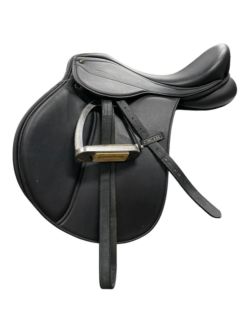 Kincade Synthetic AP Saddle - Black - Med Tree - 16.5" - USED