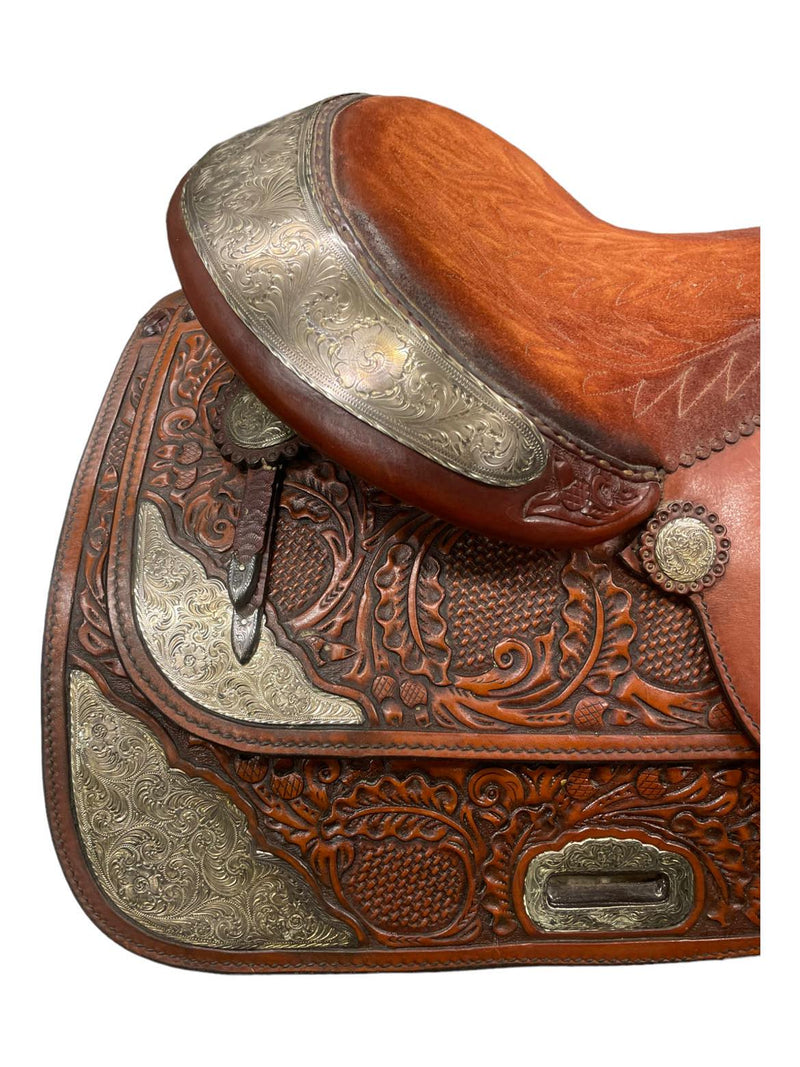 Circle Y Western Show Saddle - Brown - 16" - USED