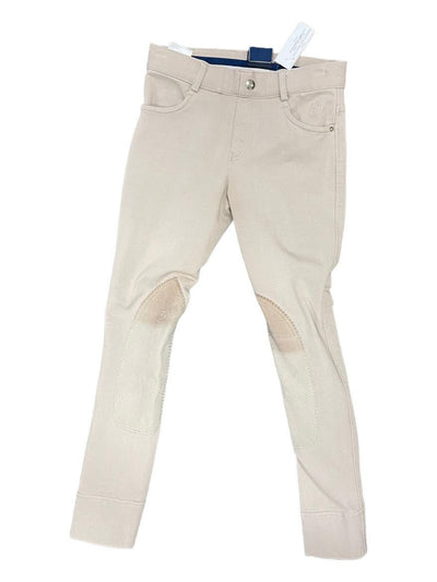 Ovation KP Jods *Bleach Stain* - Tan - Youth 12 - USED