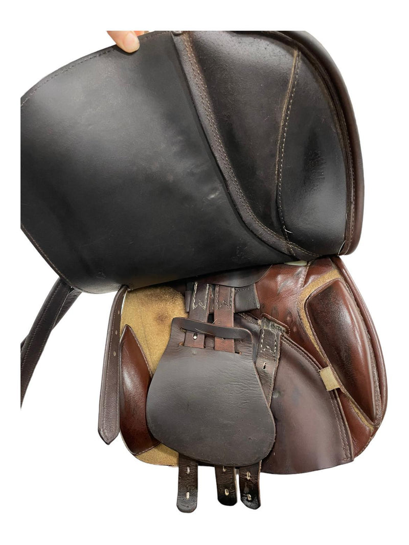 Prestige Joy Jumper CC Saddle - Brown - 16", L Flap, 36 - USED