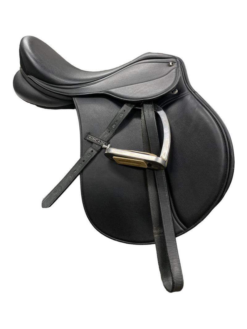 Kincade Synthetic AP Saddle - Black - Med Tree - 16.5" - USED