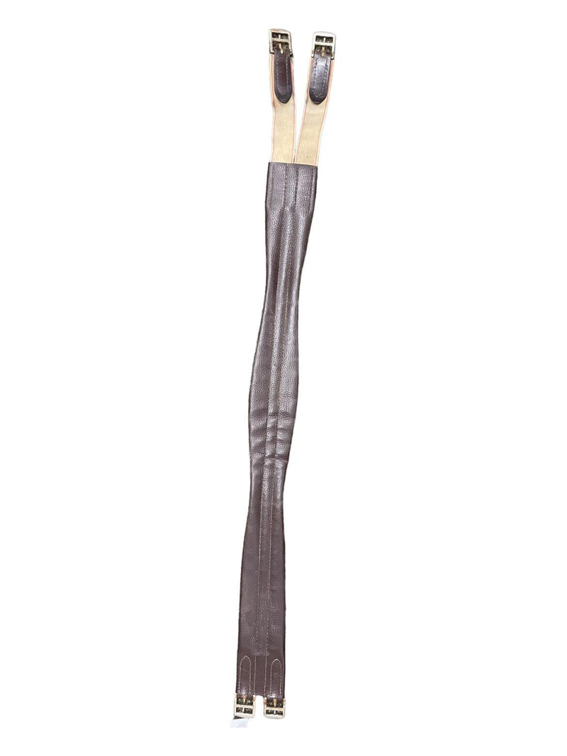 One-Sided Elastic Leather Girth - Brown 42" - USED
