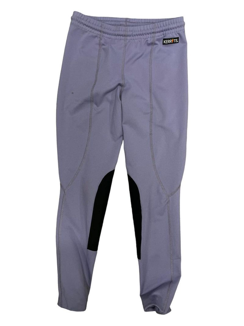 Kerrits KP Tights - Purple/Black - Youth M - USED