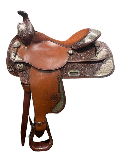 Circle Y Western Show Saddle - Brown - 16" - USED