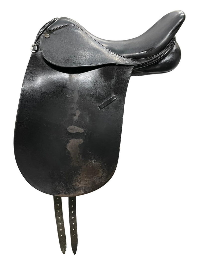 Collegiate Dressage Saddle - Black - 17" - 4.5" Gullet - USED