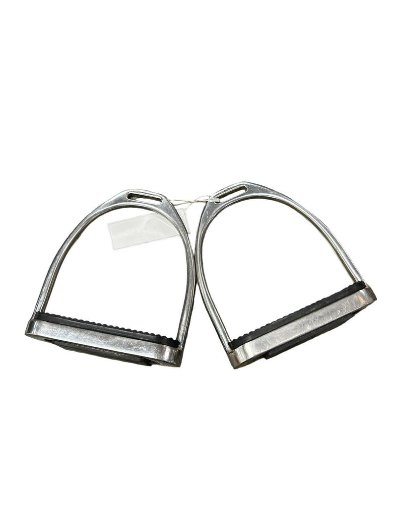 Stubben Fillis Stirrups - SS/Black - 4 3/4" - USED