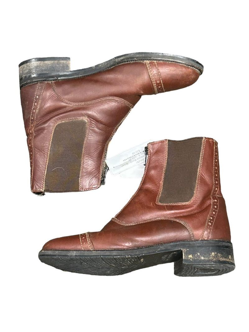 Dublin Zip Paddock Boots - Brown - Est. 9 - USED
