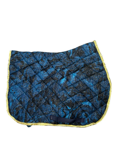 Handmade AP Pad & Bonnet - Blue/Gold - Approx. F/S - USED