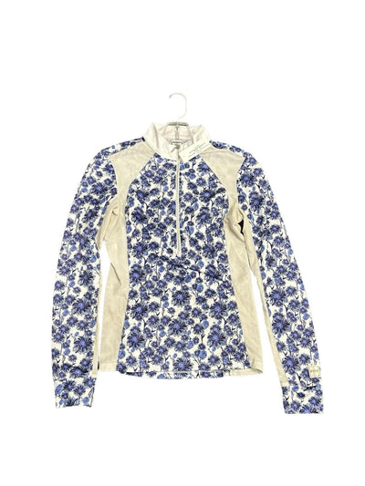 FITS Floral Sun Shirt - Blue/White - XS - USED