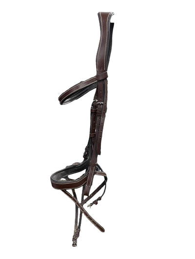 Harwich Ergonomic Bridle (W/ Reins) - Brown - F/S - USED