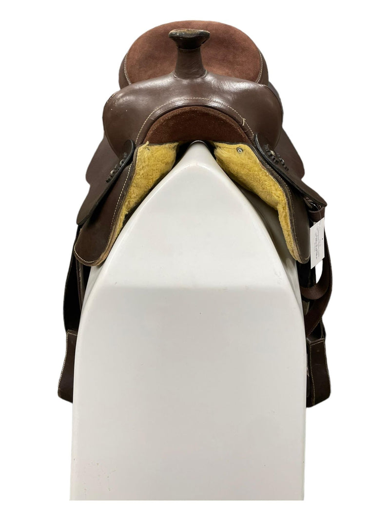 Unbranded Western Saddle - Brown - 16" - USED