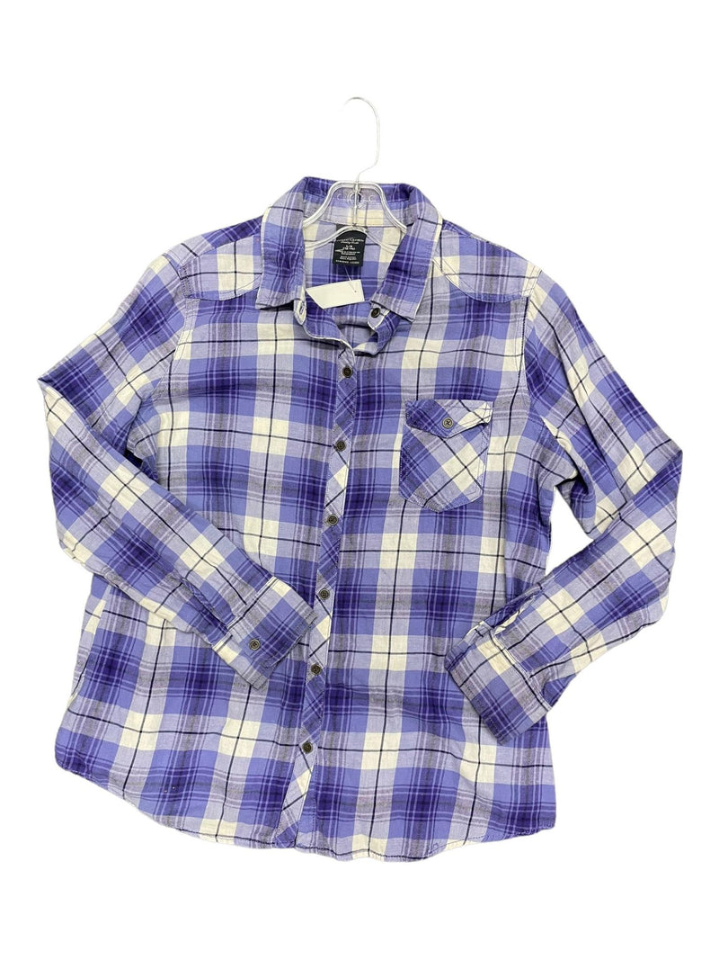 Faded Glory Light Flannel - Purple - L - USED