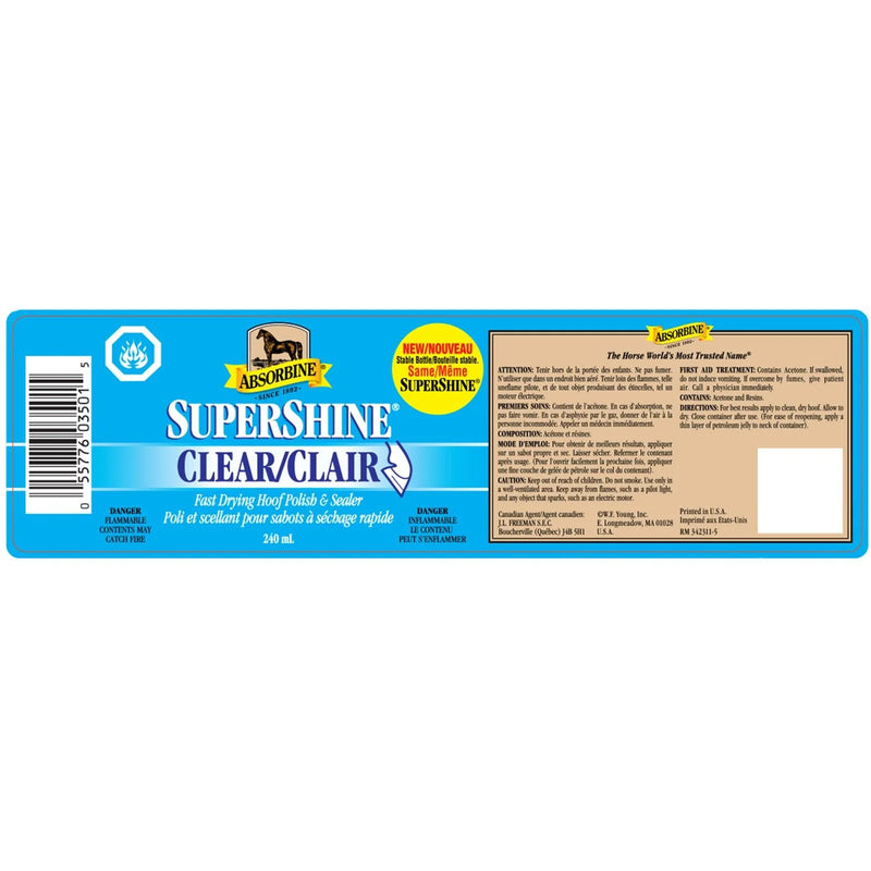 Supershine Hoof Polish - Clear