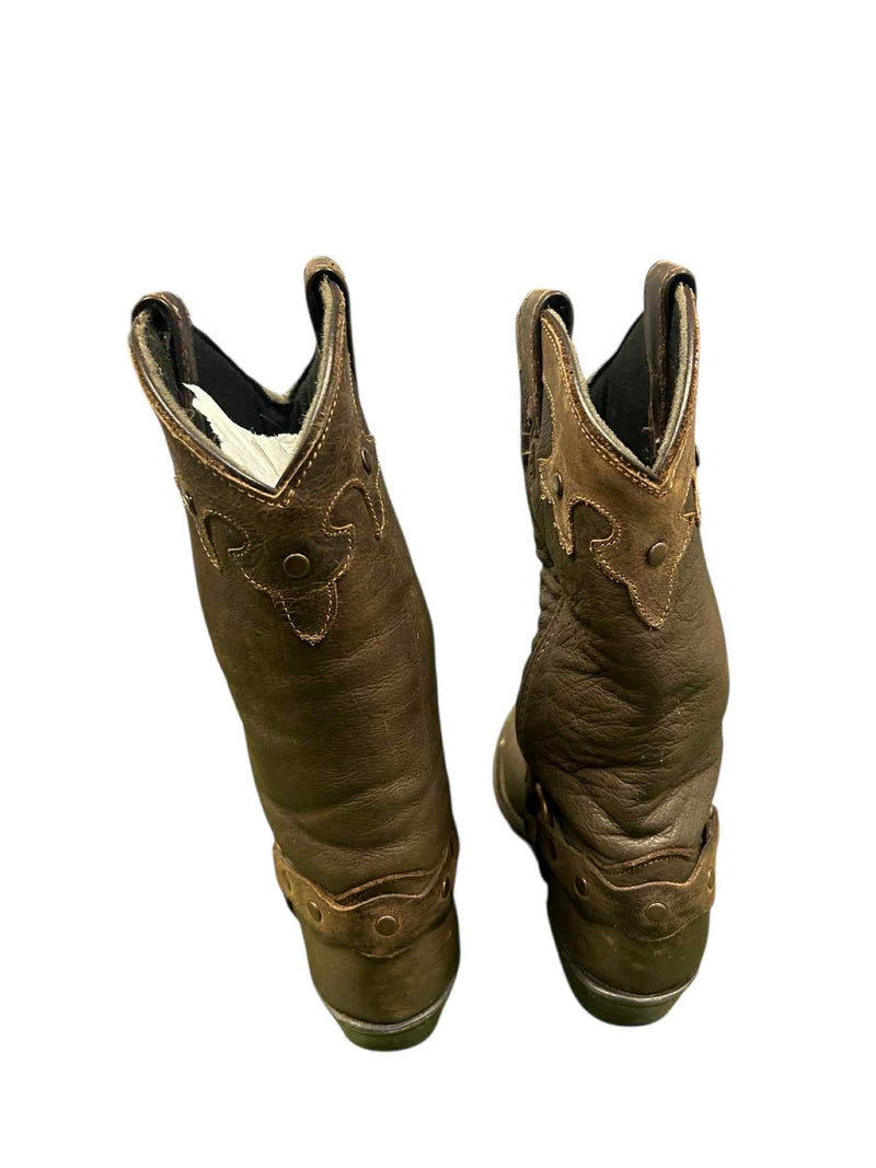 Western Boots - 6.5M - Brown - USED