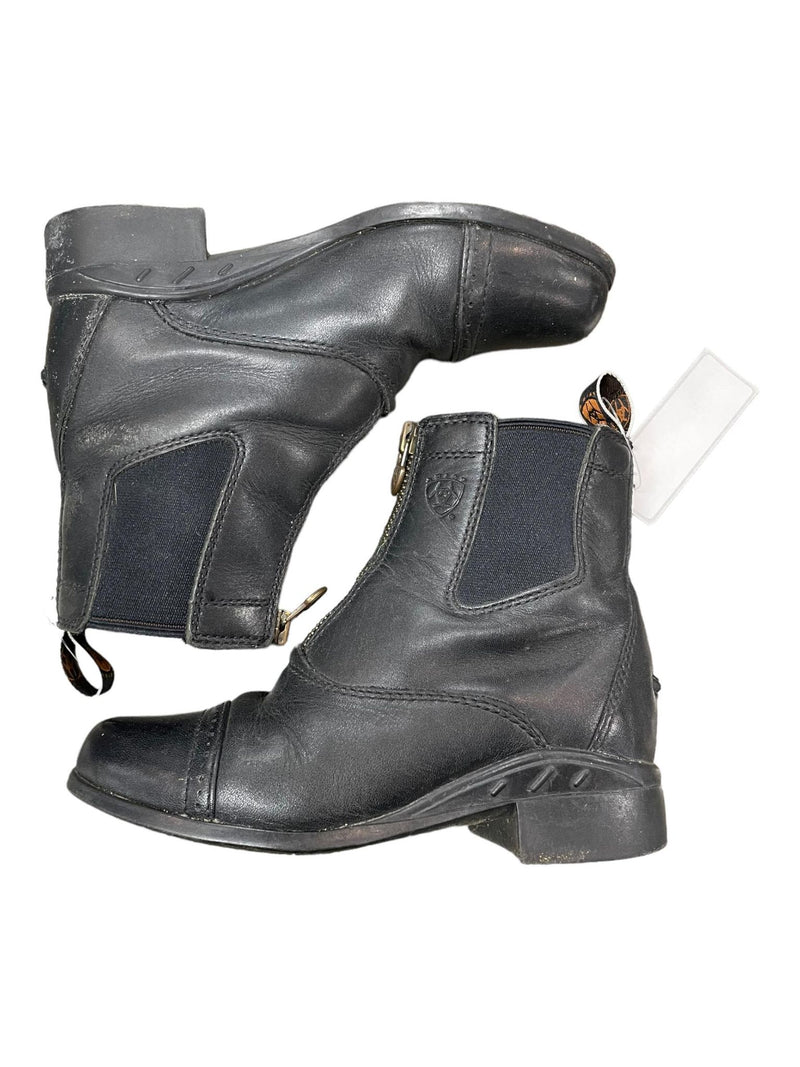 Ariat Paddock Boots - Black - Est. 12 - USED