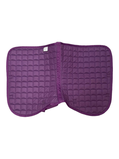 Horze AP Saddle Pad - Purple/Silver - Pony - USED