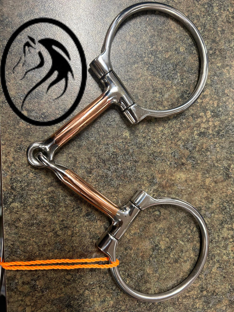 Shires Offset Copper D-Ring Snaffle