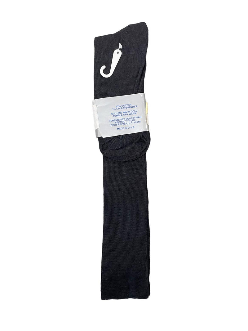 Serendipity Tall Socks *NWT* - Black - 9-13 - USED