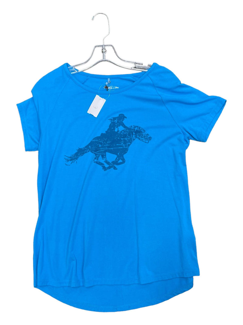 Chestnut Bay Spirit Tee - Blue - S - USED