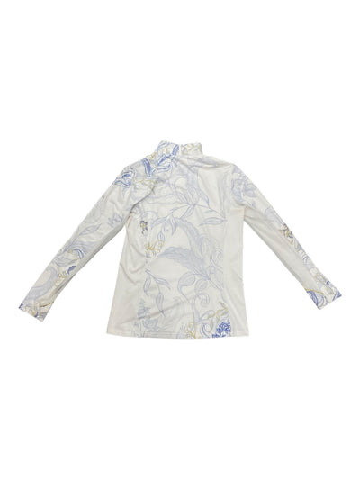 Arista LS Sun Shirt - Blue/White/Gold - M - USED