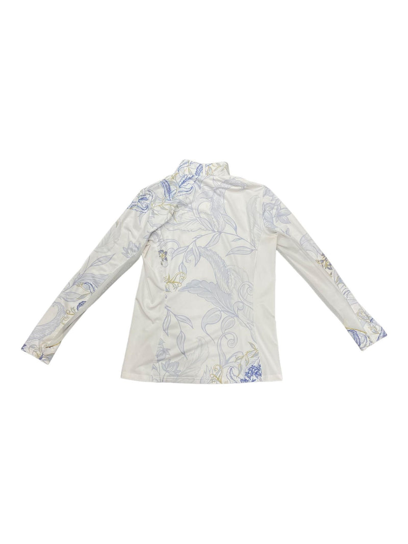 Arista LS Sun Shirt - Blue/White/Gold - M - USED