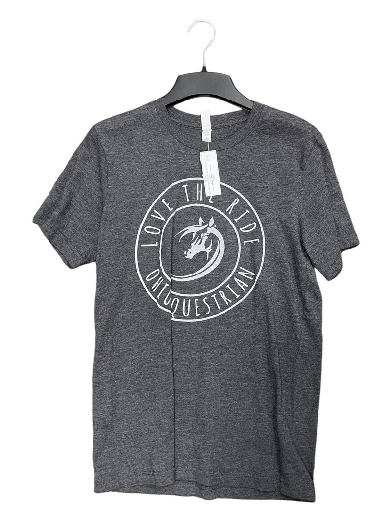 Love The Ride SS Tee - Grey/White - M - USED