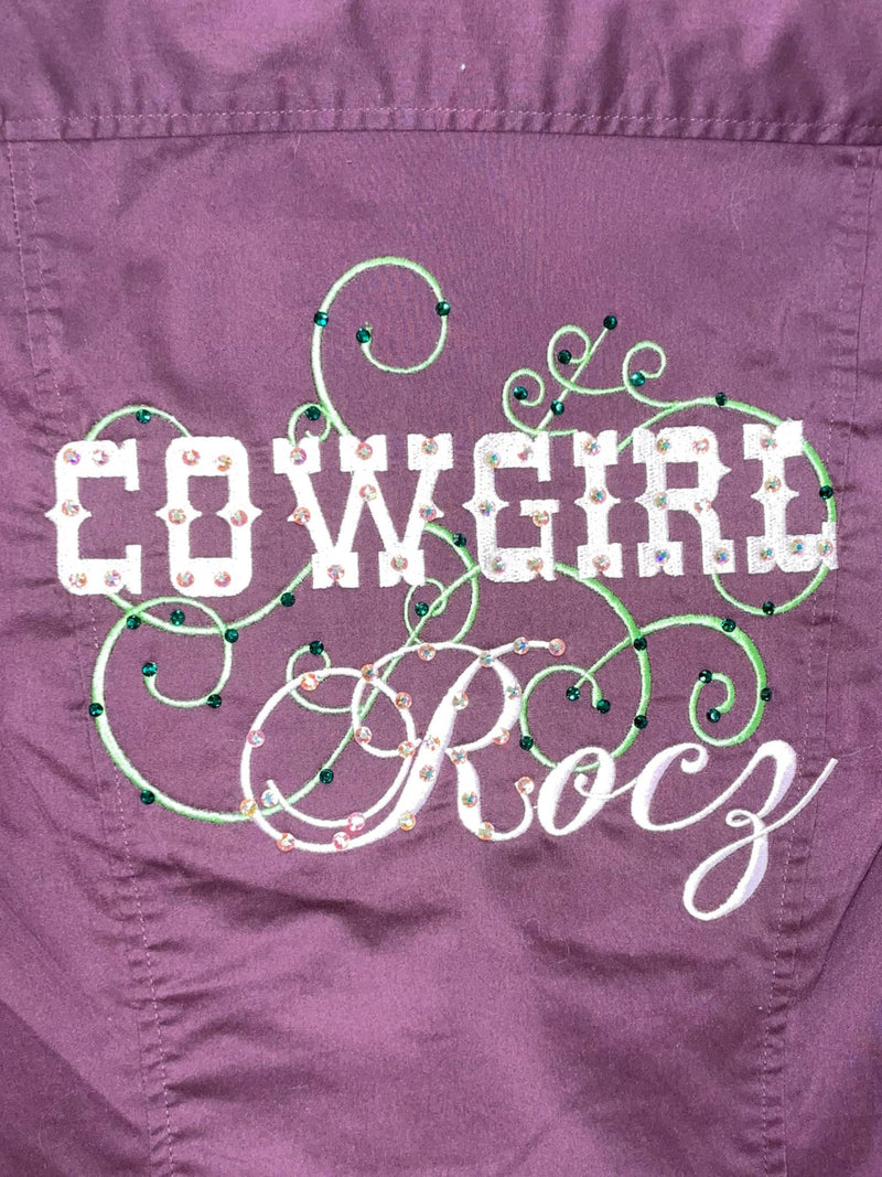 Cowgirl Rocs LS Shirt - Purple - XS - USED