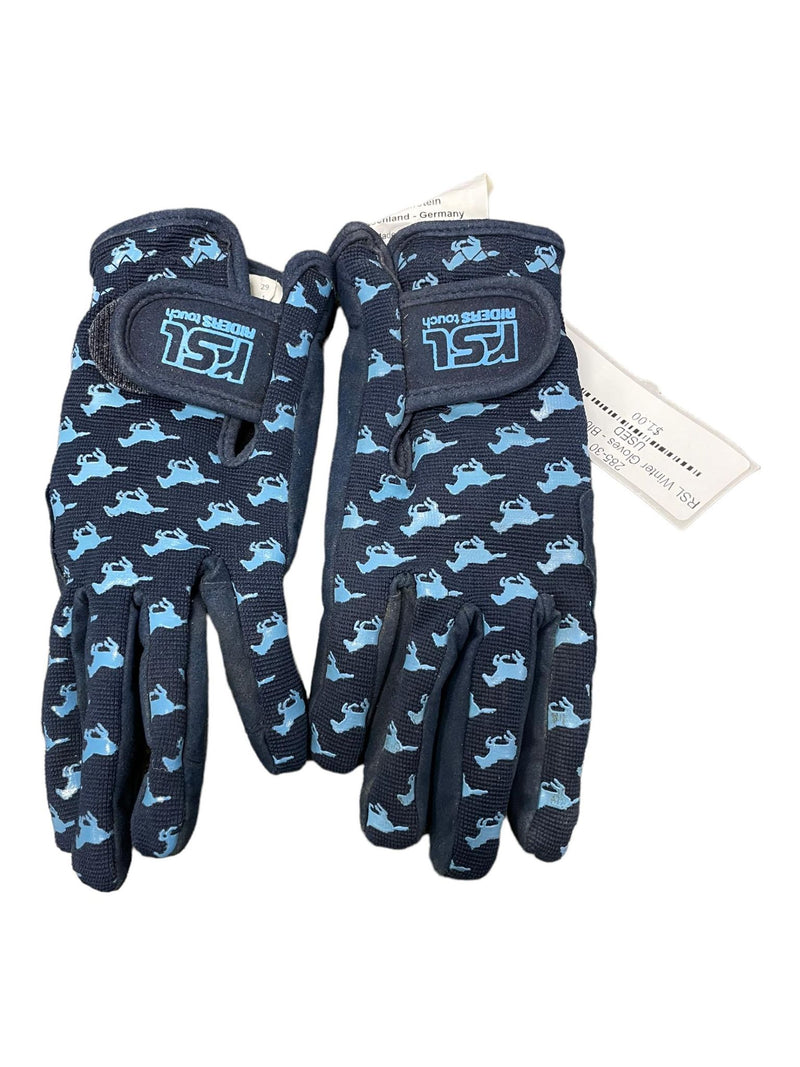 RSL Winter Gloves - Blue - XXS - USED