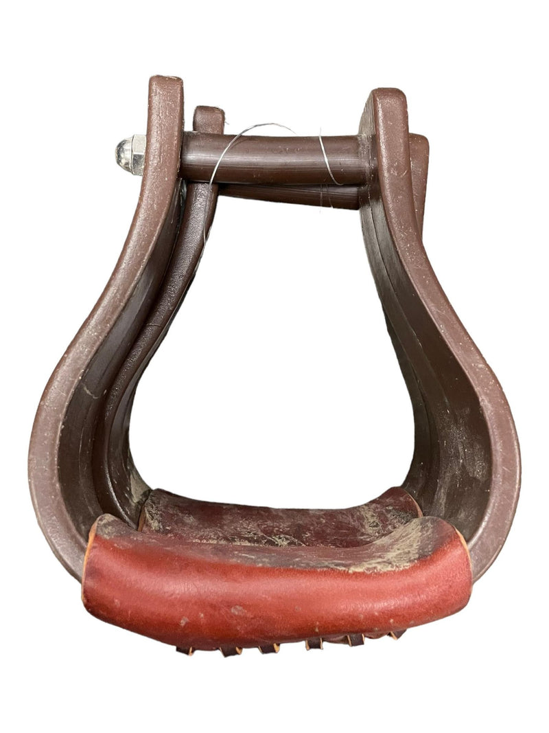 Western Stirrups - Brown - USED