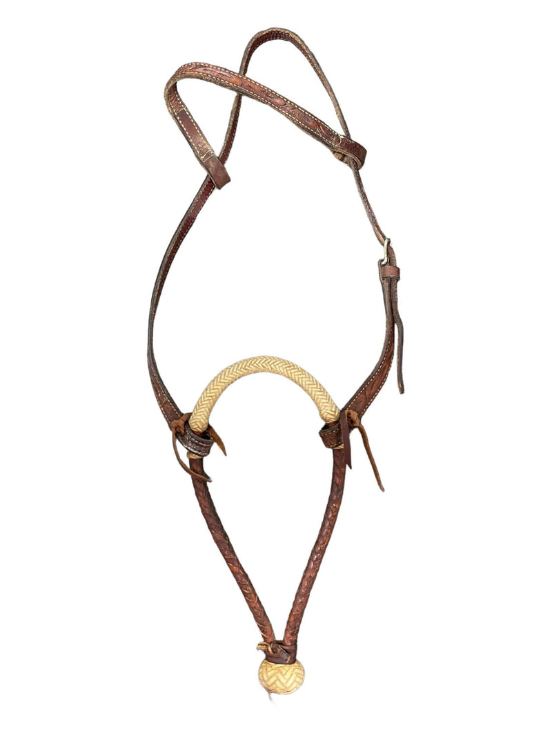 Western Training Bosal Headstall - Brown - Est. F/S - USED