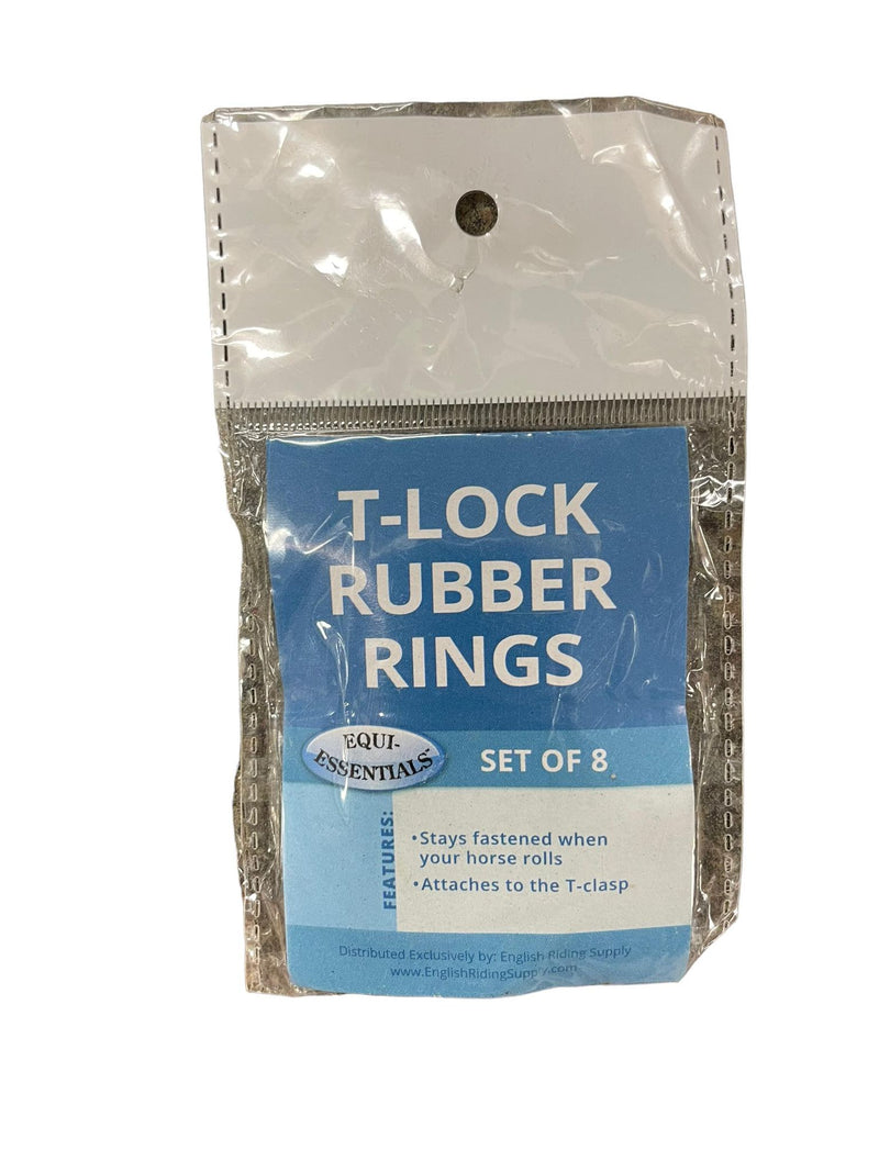 EquiEssentials T-Lock Rings *8* - Brown - USED