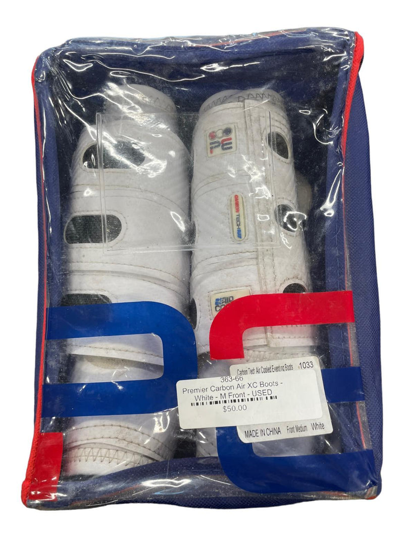 Premier Carbon Air XC Boots - White - M Front - USED