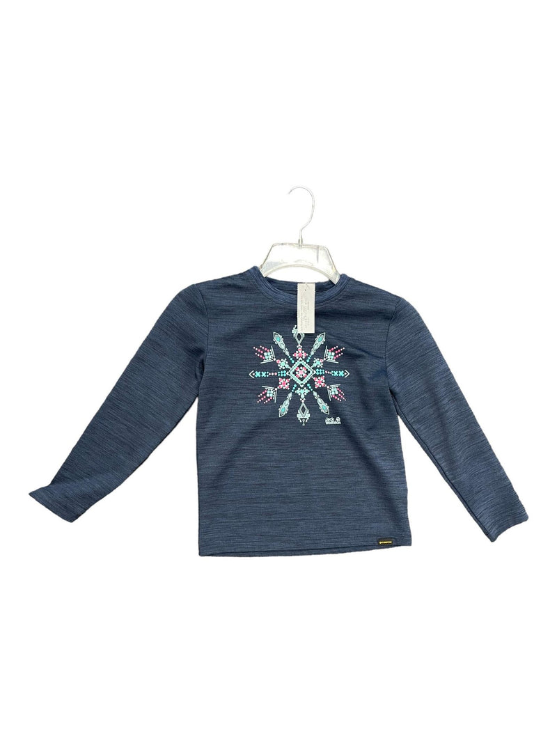 Jack Wolfskin LS Top - Navy - Est. Youth S - USED
