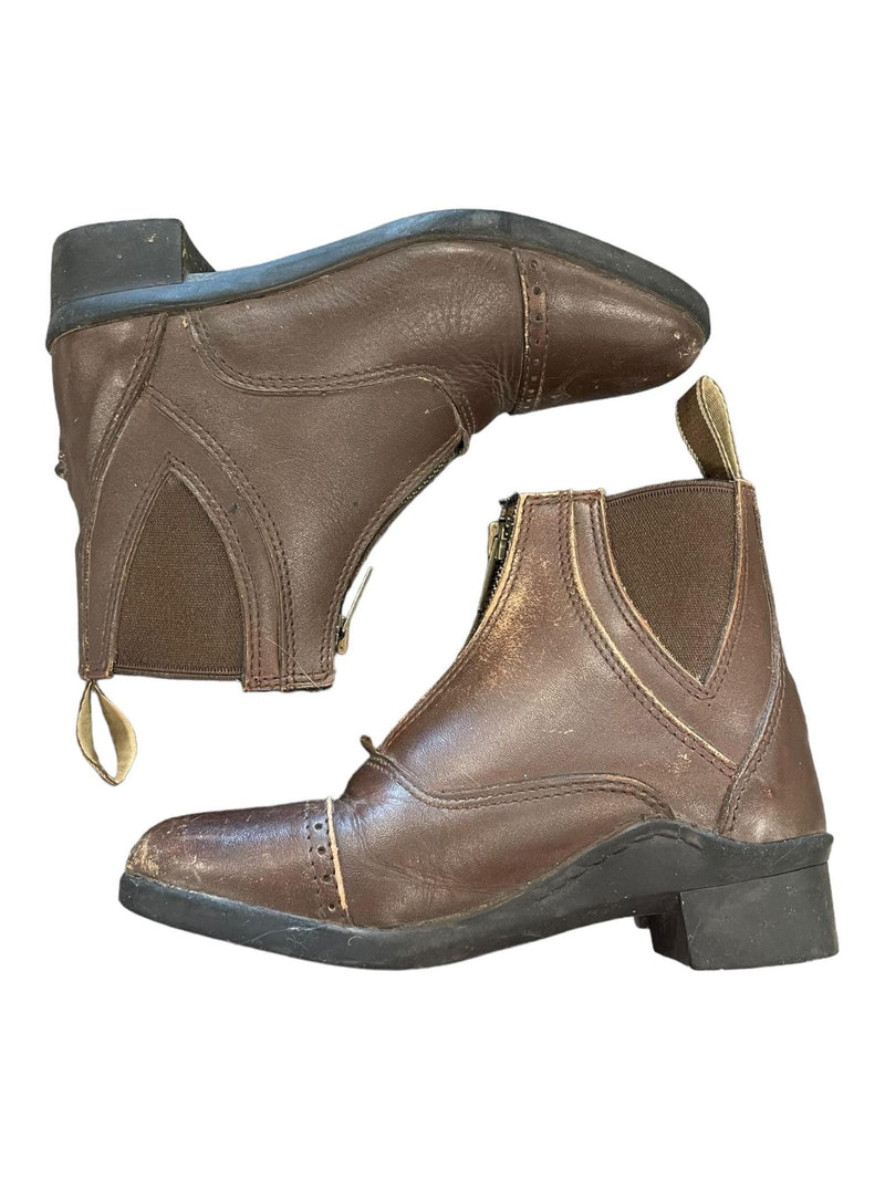 Platinum Paddock Boots - Brown - Youth 13 - USED