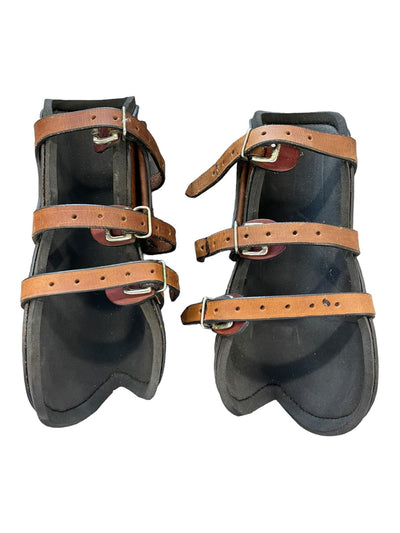 Derby Originals Open Front Boots - Brown - Est. F/S - USED