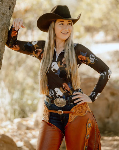 D. D. Impulsion & Straightness SARAH Long Sleeved Training Shirt