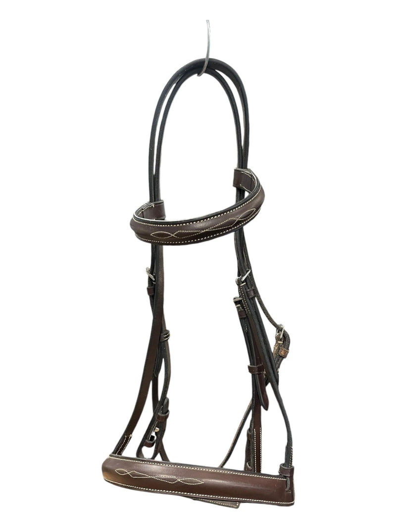 Black Oak Bridle W/ Reins - Brown - F/S - USED