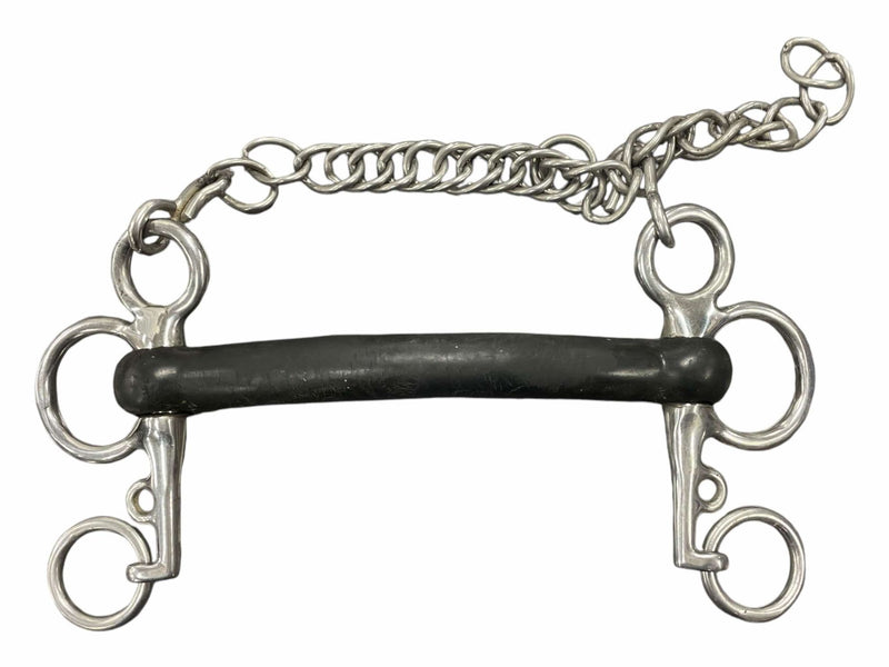Mullen Mouth Pelham - SS/Rubber - 5.5" - USED