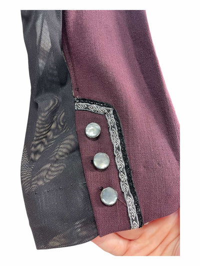Custom Dressage Show Coat - Purple - Approx 12 - USED