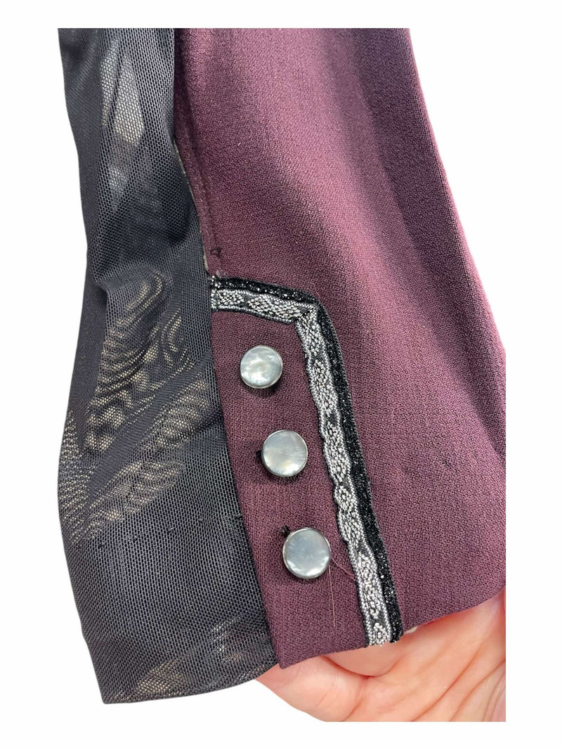Custom Dressage Show Coat - Purple - Approx 12 - USED