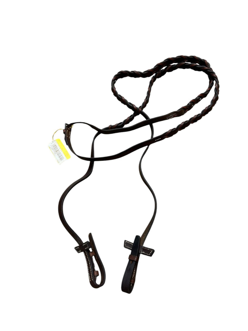 Braided Reins - Chestnut - USED