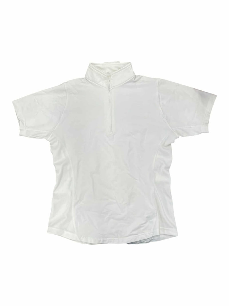 Equine Couture SS 1/4 Zip - White - XS - USED