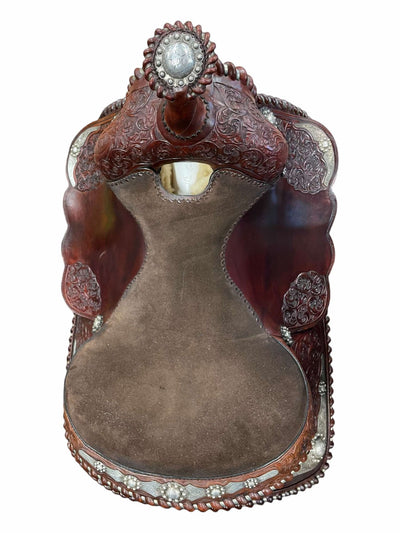 1979 McLelland's Pleasure Saddle - Cherry Wood - 17" / Approx 7" Gullet - USED