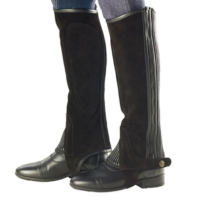 Ovation Suede Ribbed Half Chaps
